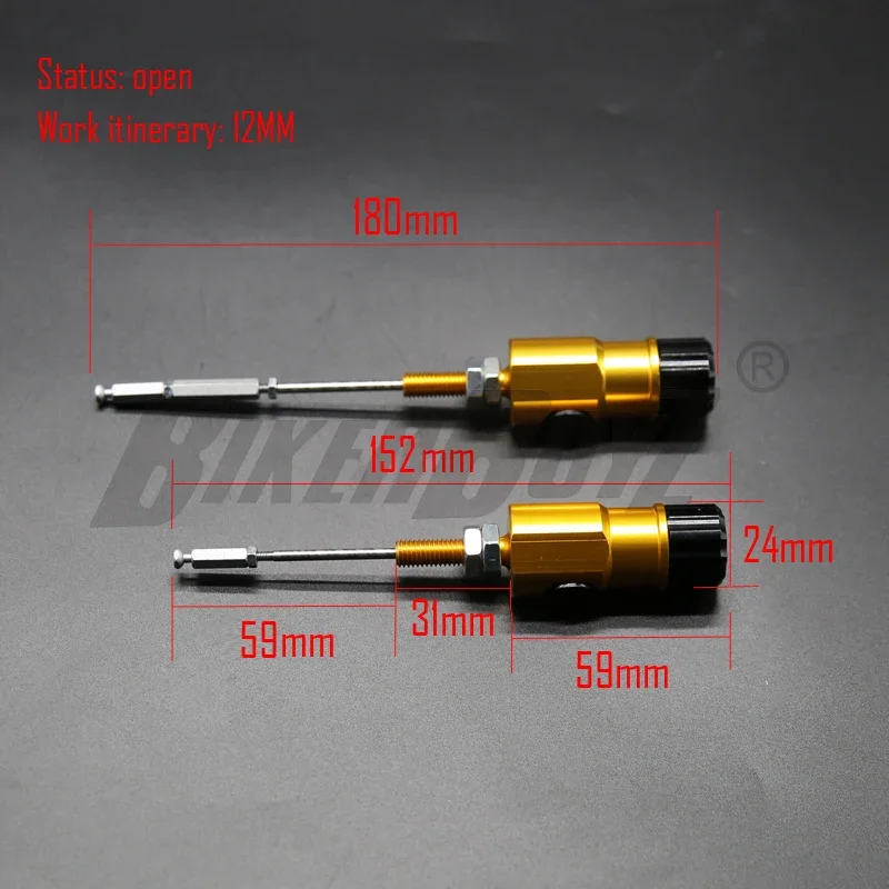 Motorcycle hydraulic clutch brake pump master cylinder rod system performance efficient transfer pump