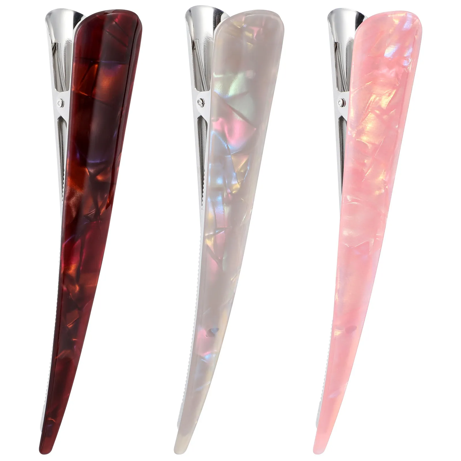 

3Pcs Large Hair Clips for Women Fashionable Acrylic Hairpins Elegant Hair Barrettes for Birthday Banquet Ceremony Photo Shoots