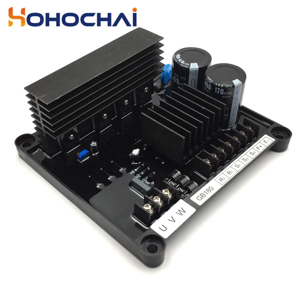 GB180 AVR 380V Three Phase Automatic Voltage Regulator Stabilizer Marine Shaft Brush Generator Accessories