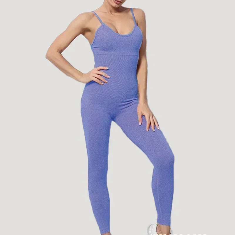 Fashion High-waist Yoga Pants Sexy Women Women's Leggings Sporty Jumpsuit Casual Fitness Exercise Skinny Trousers Slim 30157