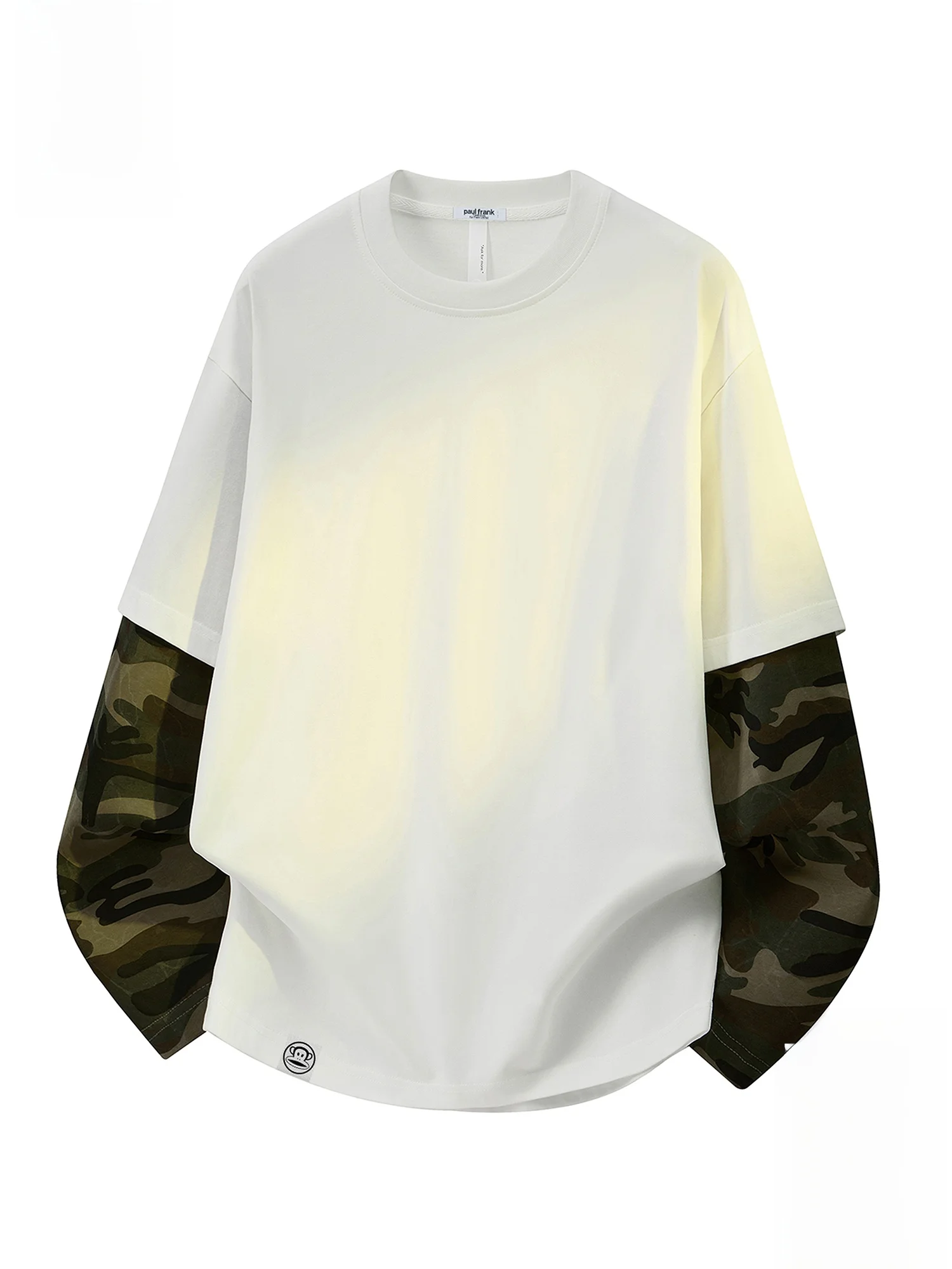 

PaulFrank Loose Fit Long Sve Camouflage Print Sweatirt round Ne Casual Top for Men Spring New Sle Comfortable Polyes...