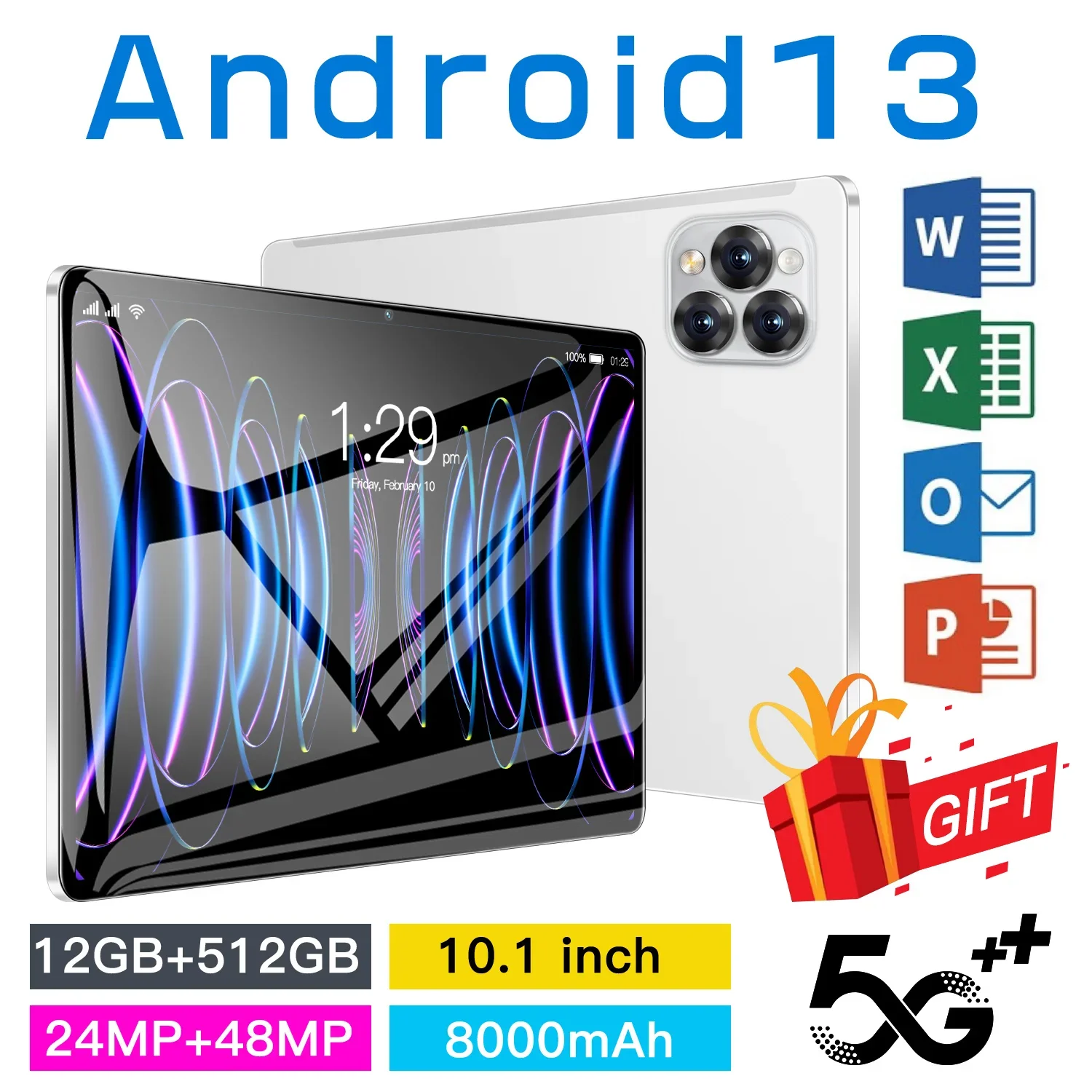 

Xioami Pad 15 Pro/X95 Android 13 Mi Tablet PC 10.1 Inch 16GB 1TB 10000mAh 5G HD 4K Dual SIM Phone Call GPS Bluetooth WiFi MI Tab