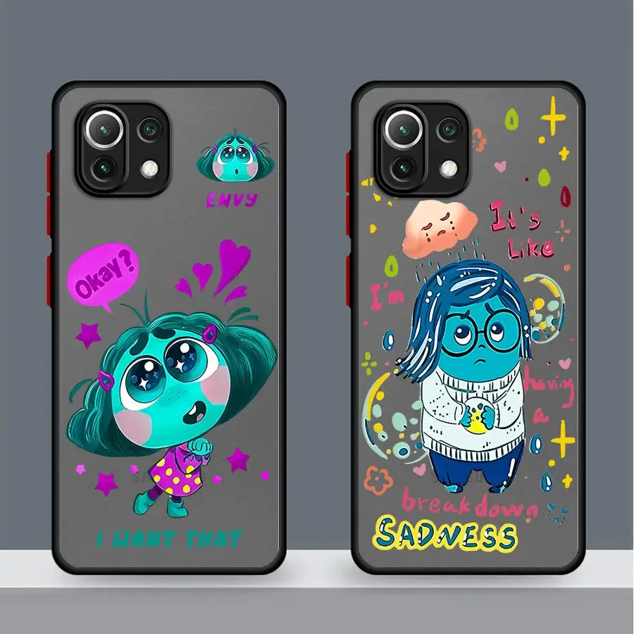 Disney Inside Out 2 Phone Case for Xiaomi Poco X3 NFC X3 X4 X5 Pro C50 C51 C40 M5 M5s Bumper Cover