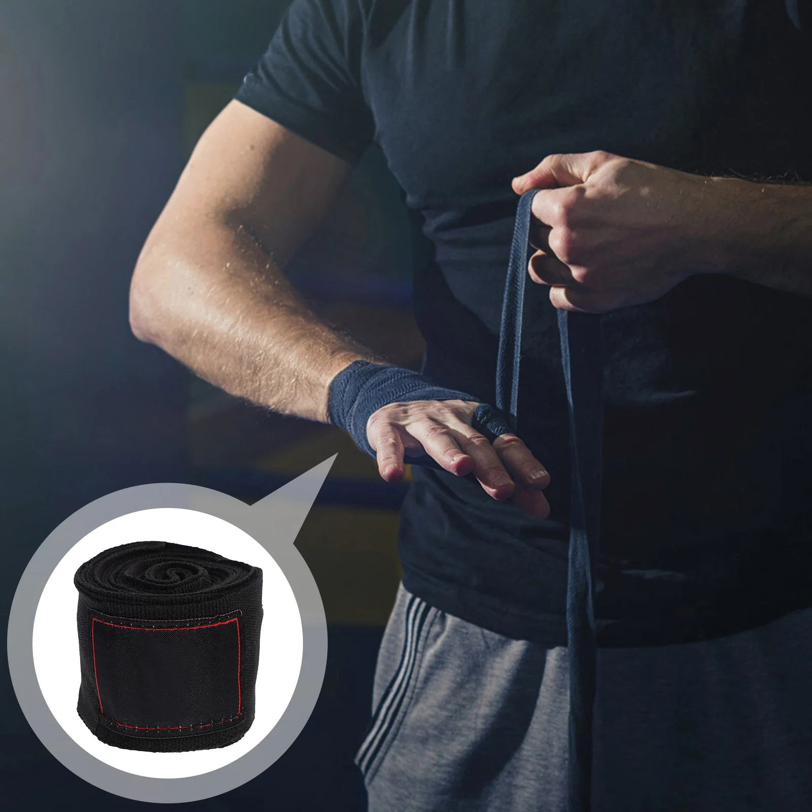 

2 Rolls Professional Hand Wrap Bandage Breathable Lightweight Boxing Hand Strap for Sports Wrist Support Accessory