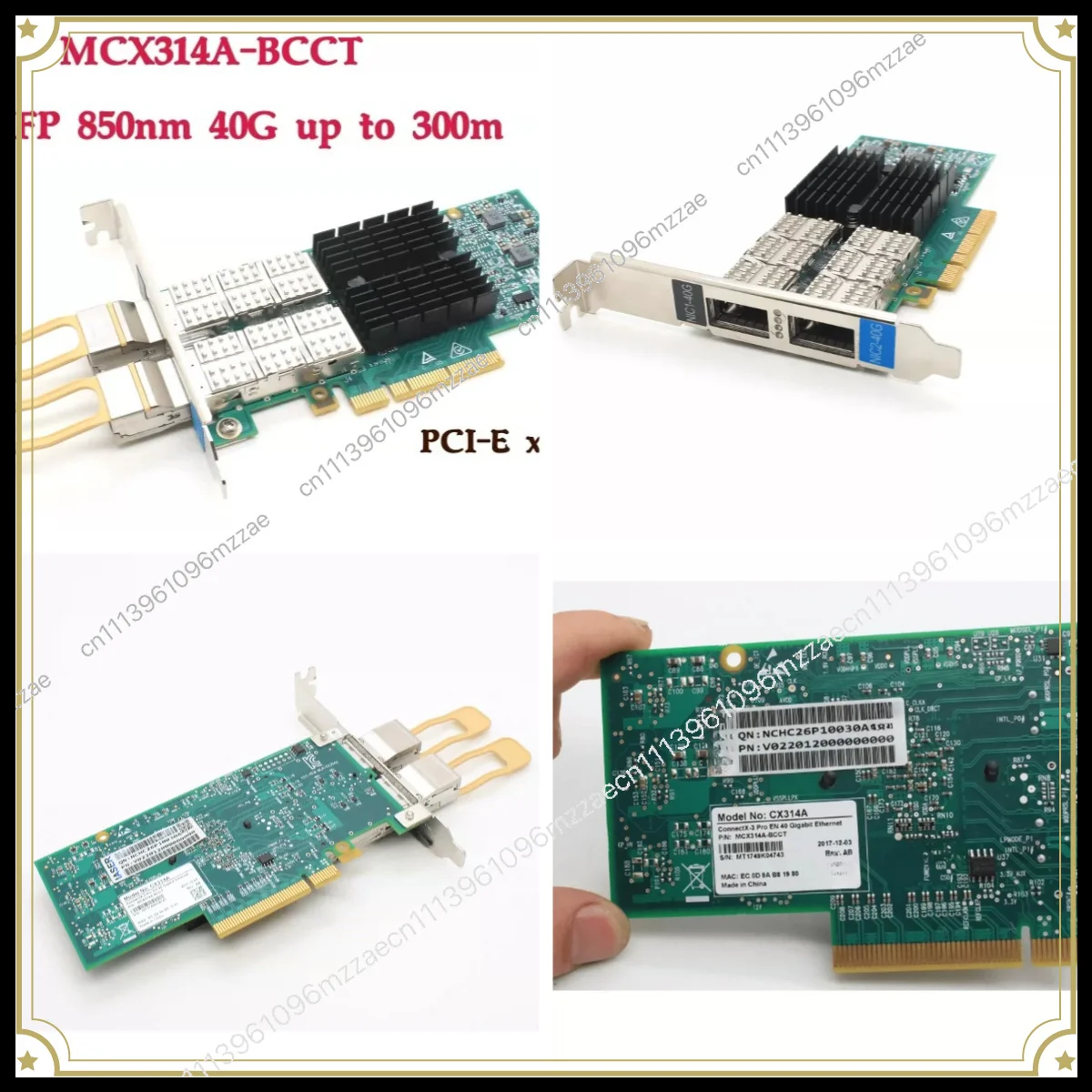 40G Dual Port 10 Gigabit Network Interface Card CX314A MCX314A-BCCT ConnectX-3 Pro