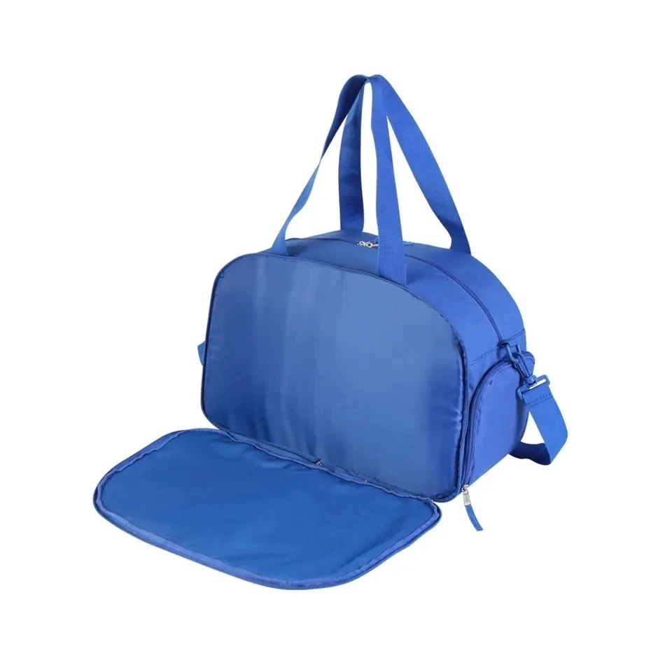 Borsa da ballo colorata borsa da viaggio con cerniera sublimazione vuota per borsa da viaggio con stampa Logo personalizzata