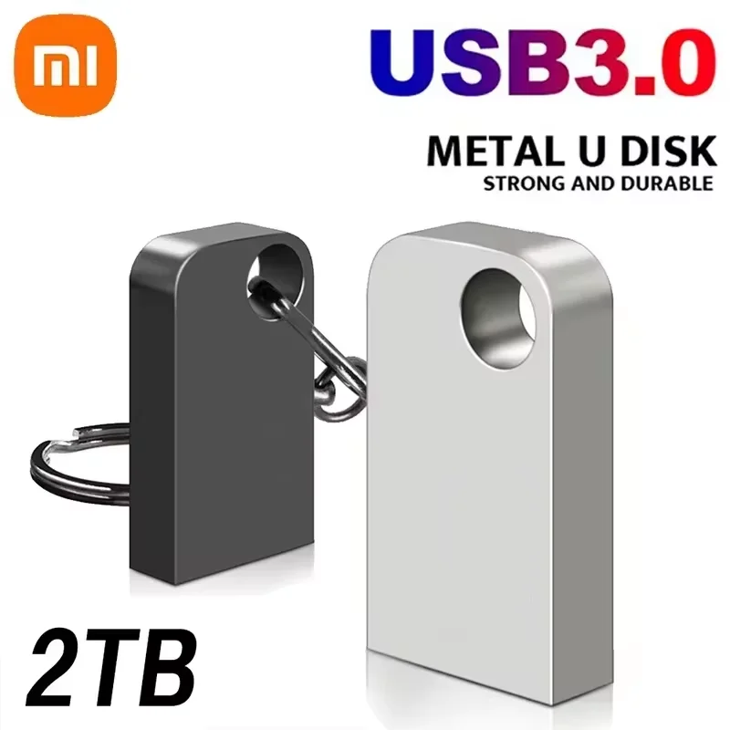 Xiaomi 2TB 3.0 Mini U Disk Portable USB Memory 1TB 512GB Flash Drives Metal USB High Speed Waterproof Pen Drive Stick New