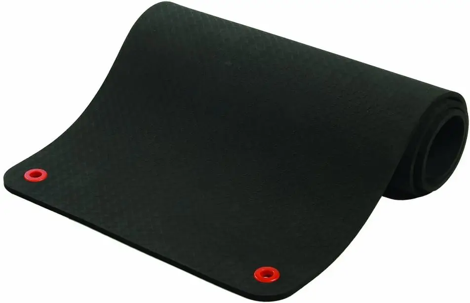 

Exercise Mat, Fitness & Yoga Mat for Group Fitness Classes, Commercial Grade Quality with Reinforced Holes