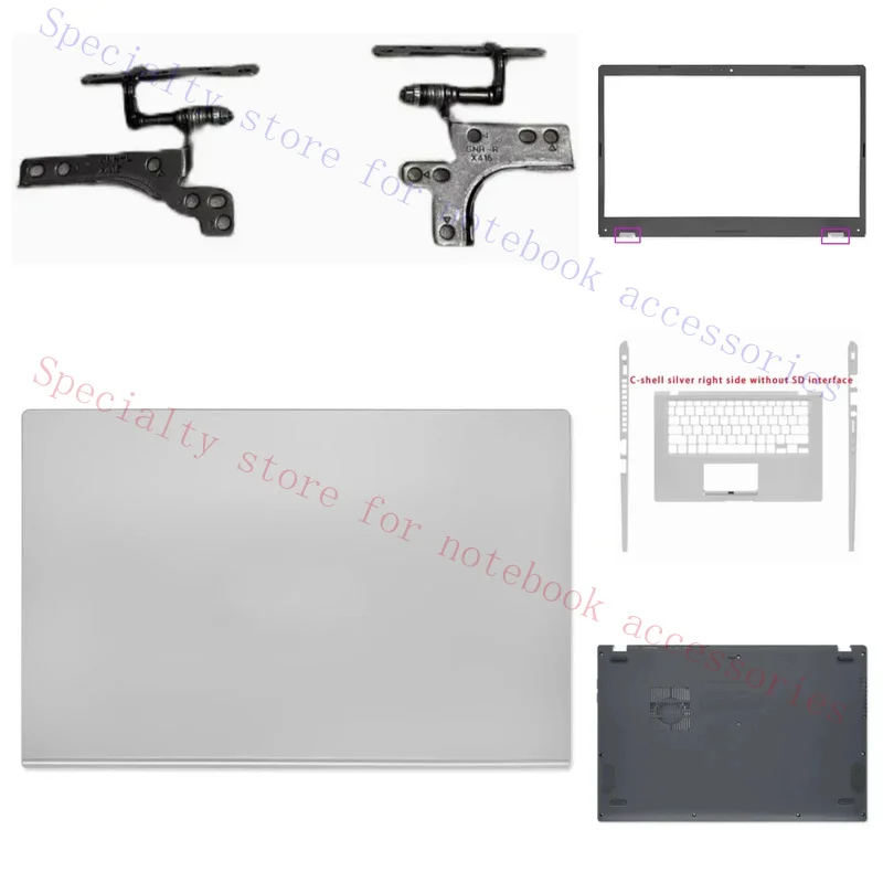 Suitable for  Y4200J F415M A416M Y4200F X409 X415M laptop LCD screen top cover, screen frame, palm rest bottom shell ABCD Cover