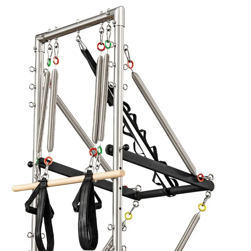 حار بيع 5 في 1 بيلاتيس المصلح ث / ترابيز، آلة اللياقة البدنية للاستخدام المنزلي لتشكيل الجسم والقوة #6