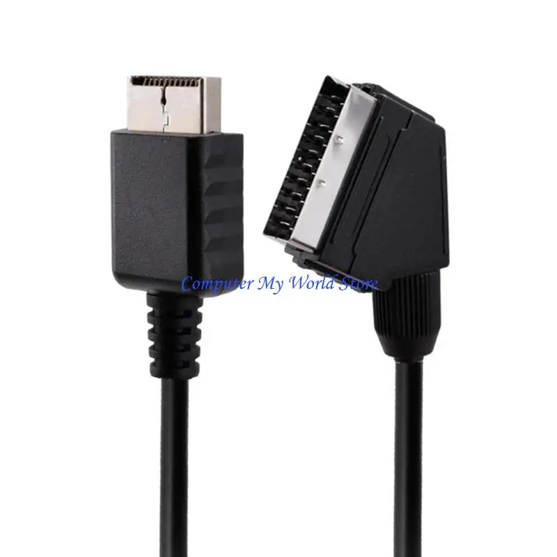 Cáp RGB 1,8m/6ft SCART cho PS1 cho RGB SCART Console Scart