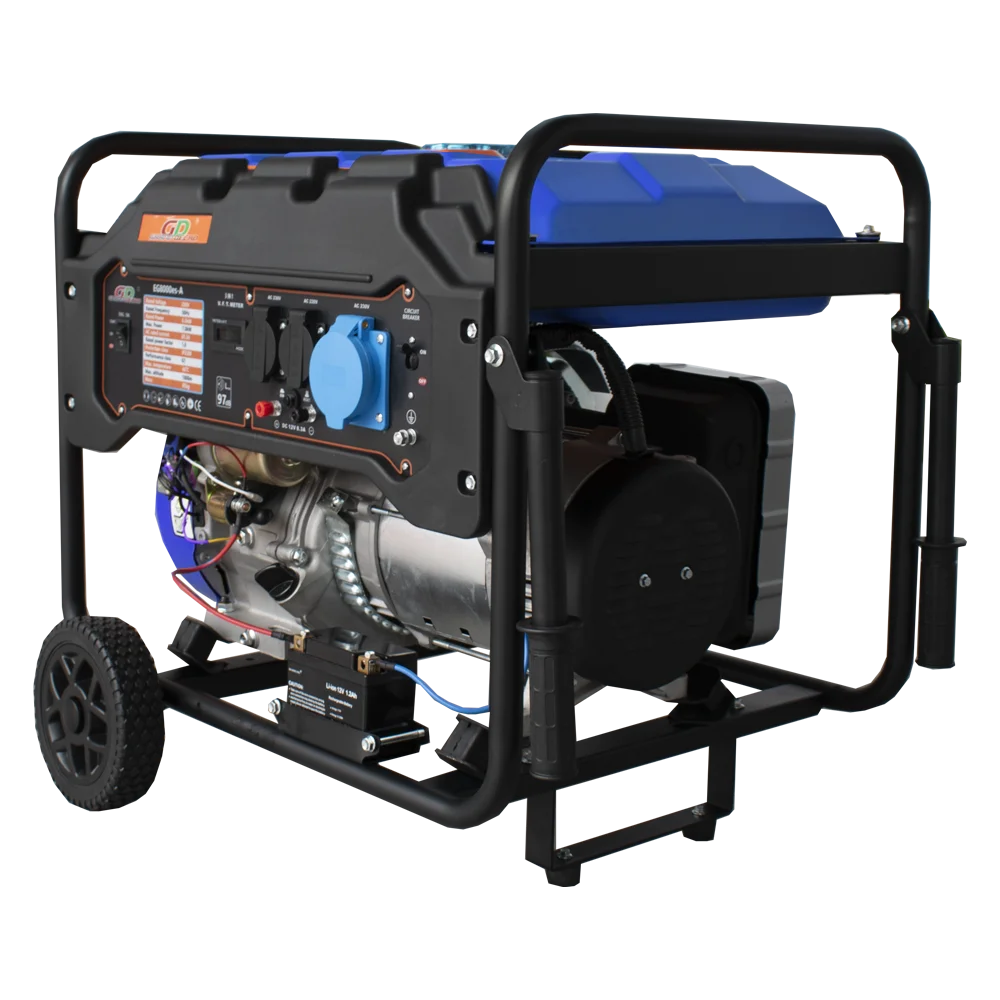 Reliable Air-Cooled 4-Stroke Start Generator EG8000ES-A for Farm Factory Home