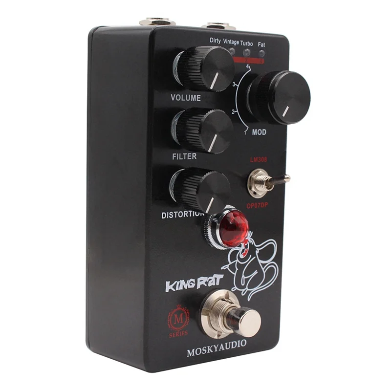RAT Guitar Effects Pedal Distortion True Bypass Circuit Guitar Processor Accessories-AA85 view 3