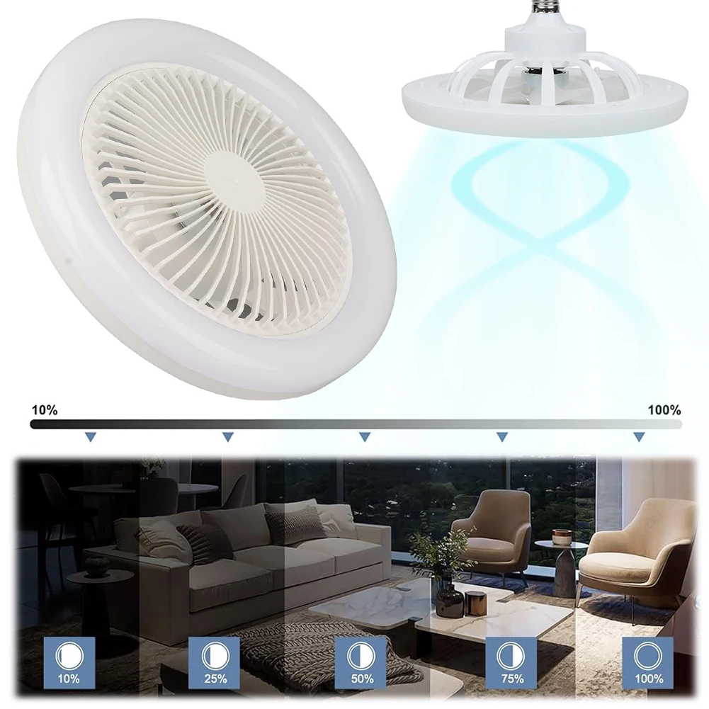 

Ceiling Fan with Light Dimmable LED Ceiling Lamp with Remote Control Modern Ceiling Fan 3 Wind Speed Dimmable for Home Office