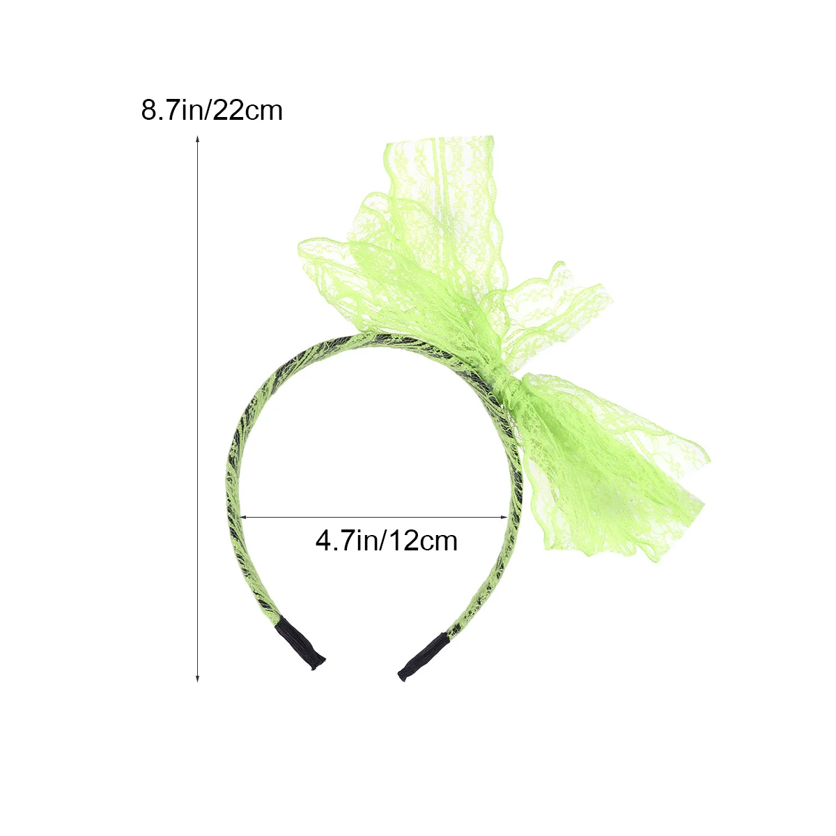 5-Piece 80s Costume Accessories Set Colorful Bracelets Necklace Earrings Lace Headband Fishnet Gloves Party Dress Accessories