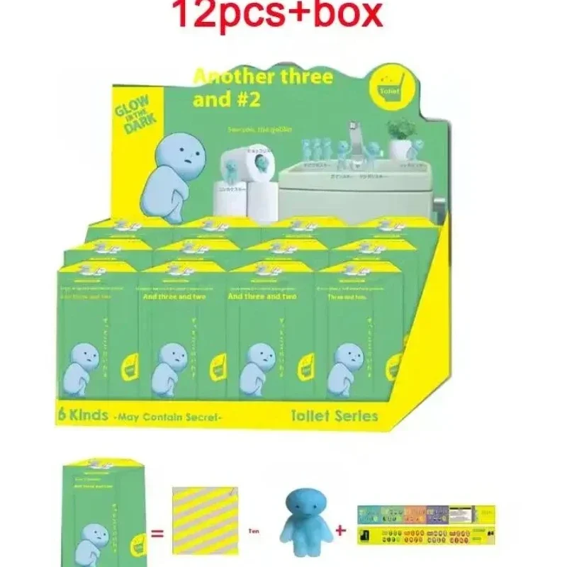 

NEW 2025 Toilet Series Blind Box Noctilucent Green Doll Action Figures Decoration Model Toy Fans Children Gifts Mini Figures