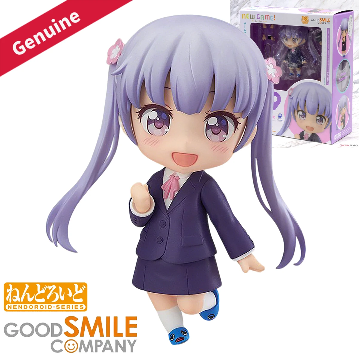 

Original Genuine Good Smile Company Action/Dolls Nendoroid (#639) New Game! Suzukaze Aoba Anime Character Figure Decoration
