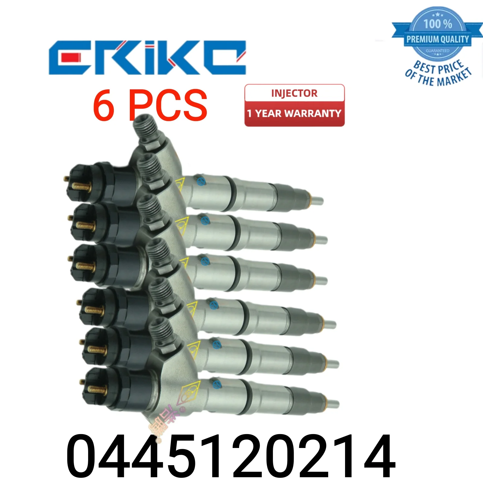 

6 PCS 0445120214 Common Rail Direct Injector 0 445 120 214 Injector Original 0445 120 214 Fuel Injector fit for Weichai WD10