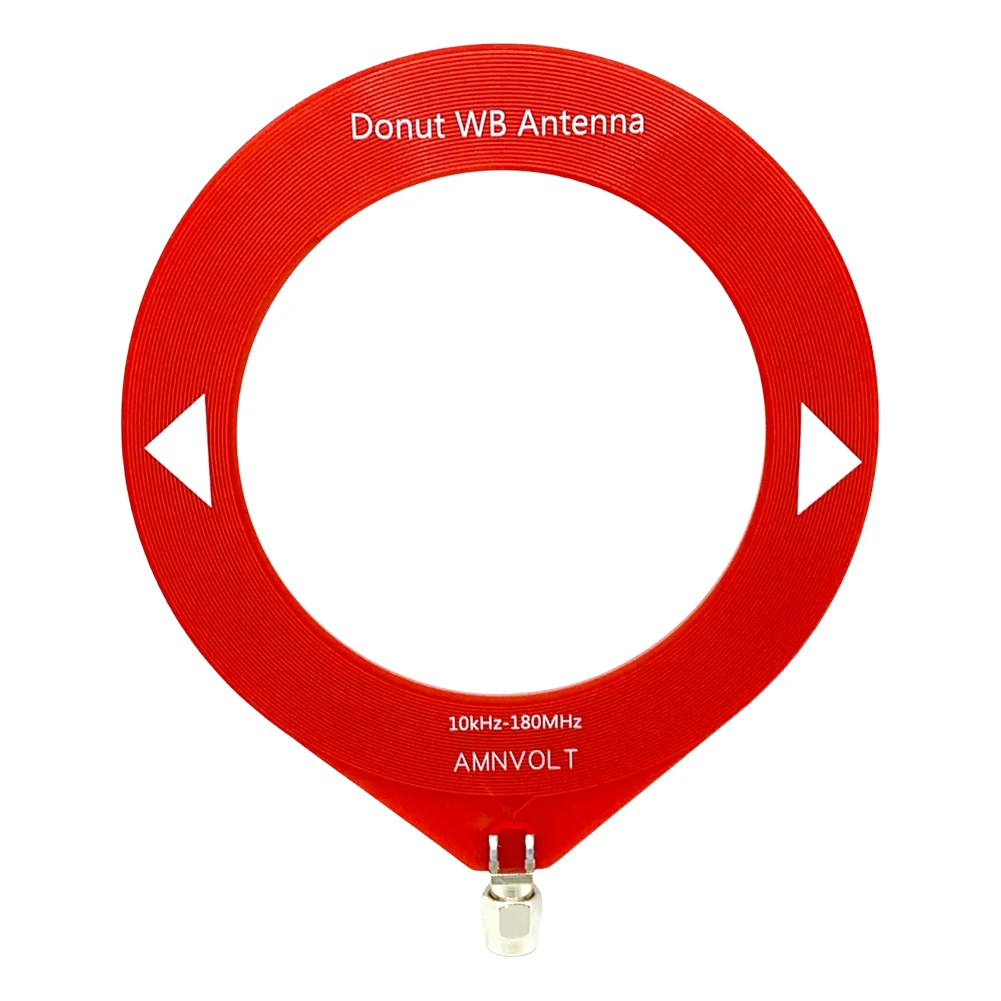 10khz-180mhz Medium Wave Shortwave Antenna with Low Impedance Converter Mini Ring Antenna Module for Ham Radio