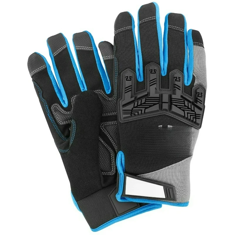 

Impact Work Gloves, 5-Finger Touchscreen Capable, Size Medium