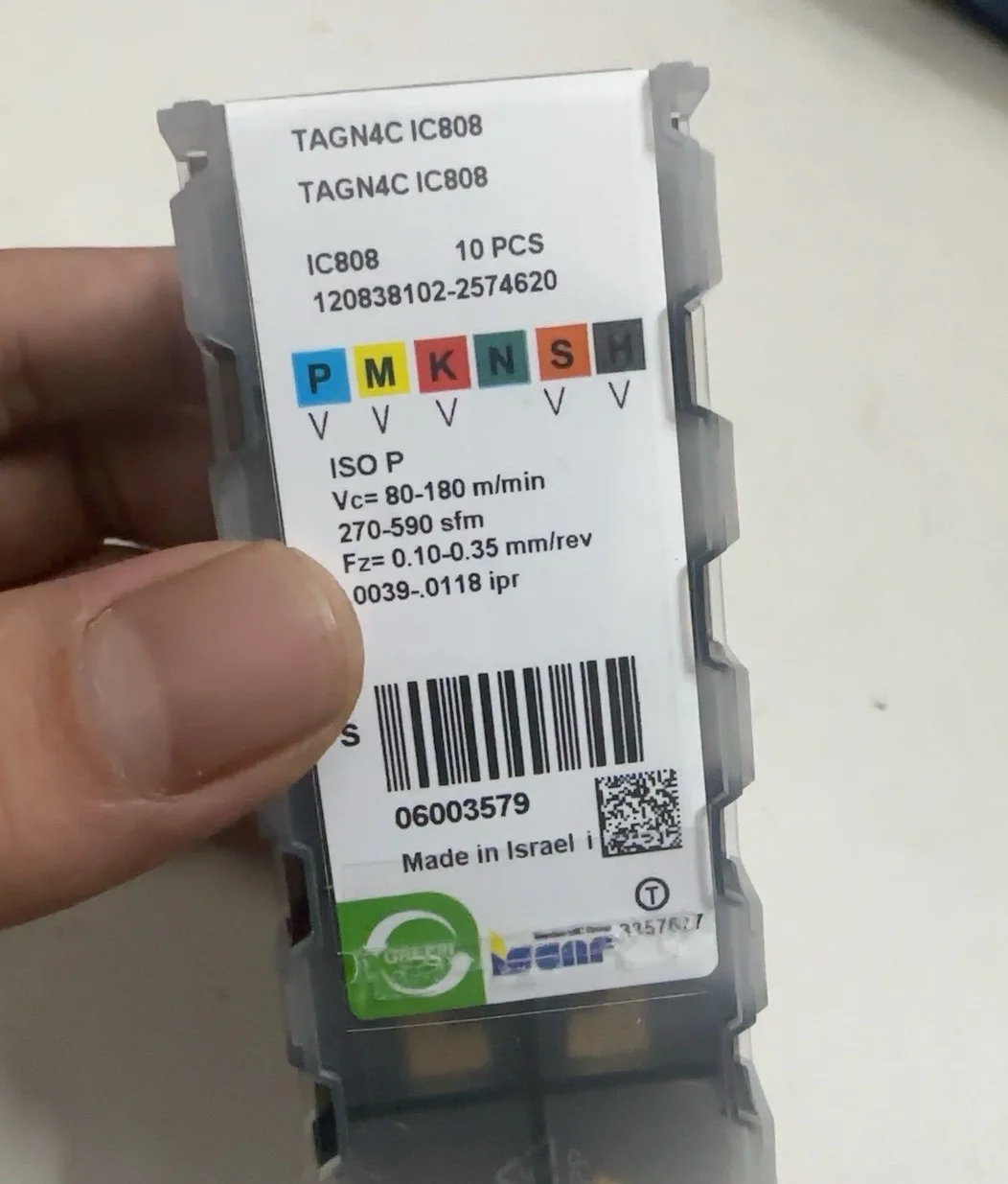 

Hard alloy cutting blades PENTA24N200J100 IC908