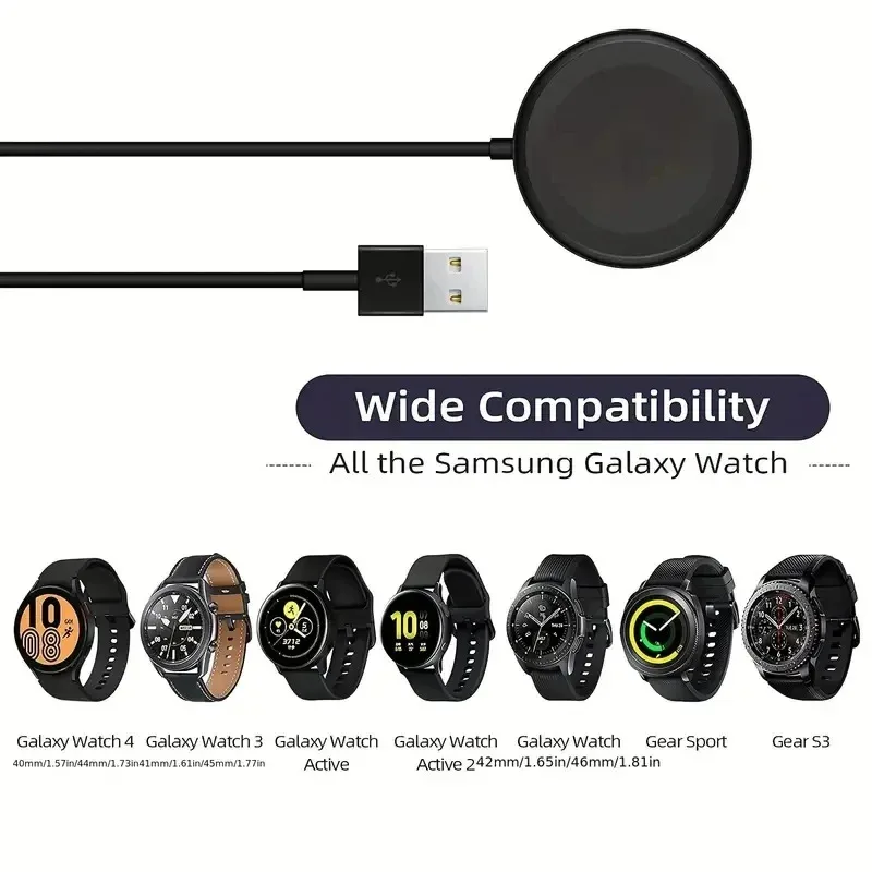

USB-кабель типа C PD, зарядное устройство для Samsung Galaxy Watch 6/5/Pro/4/3 41 мм 45 мм Active 2 40 мм 44 мм Watch6 Classic 43 мм 47 мм 42 мм 46 мм