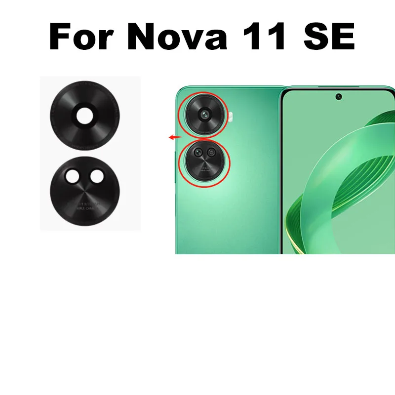 

For Huawei Nova 11 SE Back Camera Glass Rear Lens Cover With Ahesive Sticker Replacement 11SE