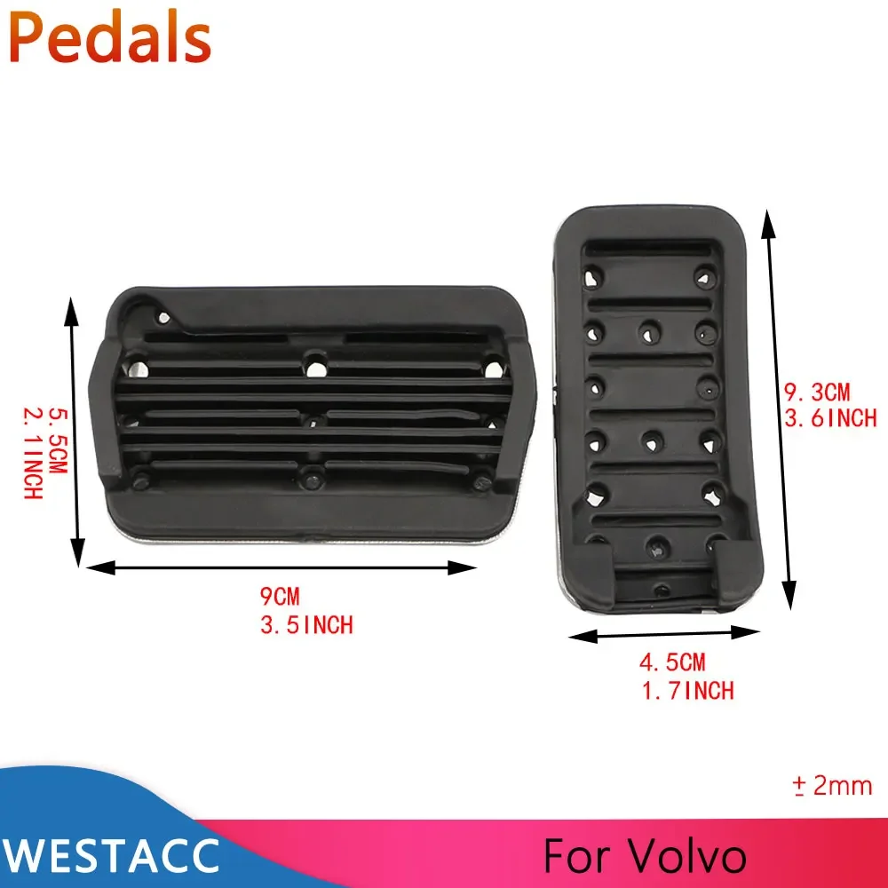 Car Pedals for Volvo V40 XC40 C30 C70 S40 2013 2014 2015 2016 2017 2018 Fuel Gas Brake Accelerator Pedal Pad Cover Accessories