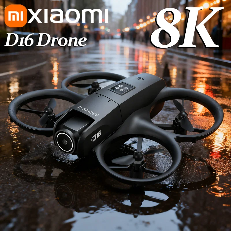 Xiaomi D16 GPS UAV 8K Aerial HD Professioneller Dual-Kamera-Hubschrauber Optischer Fluss Positionierung Vermeidungstyp Bürstenloser Motor Drohne