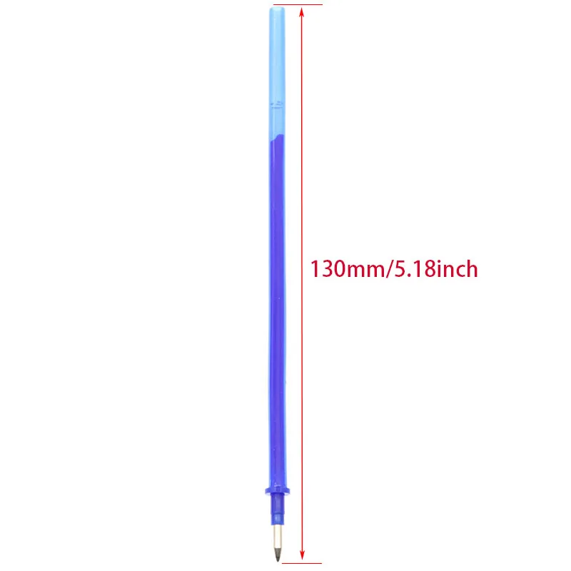 100/Set Of Erasable Ink Refill Magic Gel Pen And Ink Washable Pen Replaceable Refill Pen 0.5 Mm Color Blue School Ink Stationery