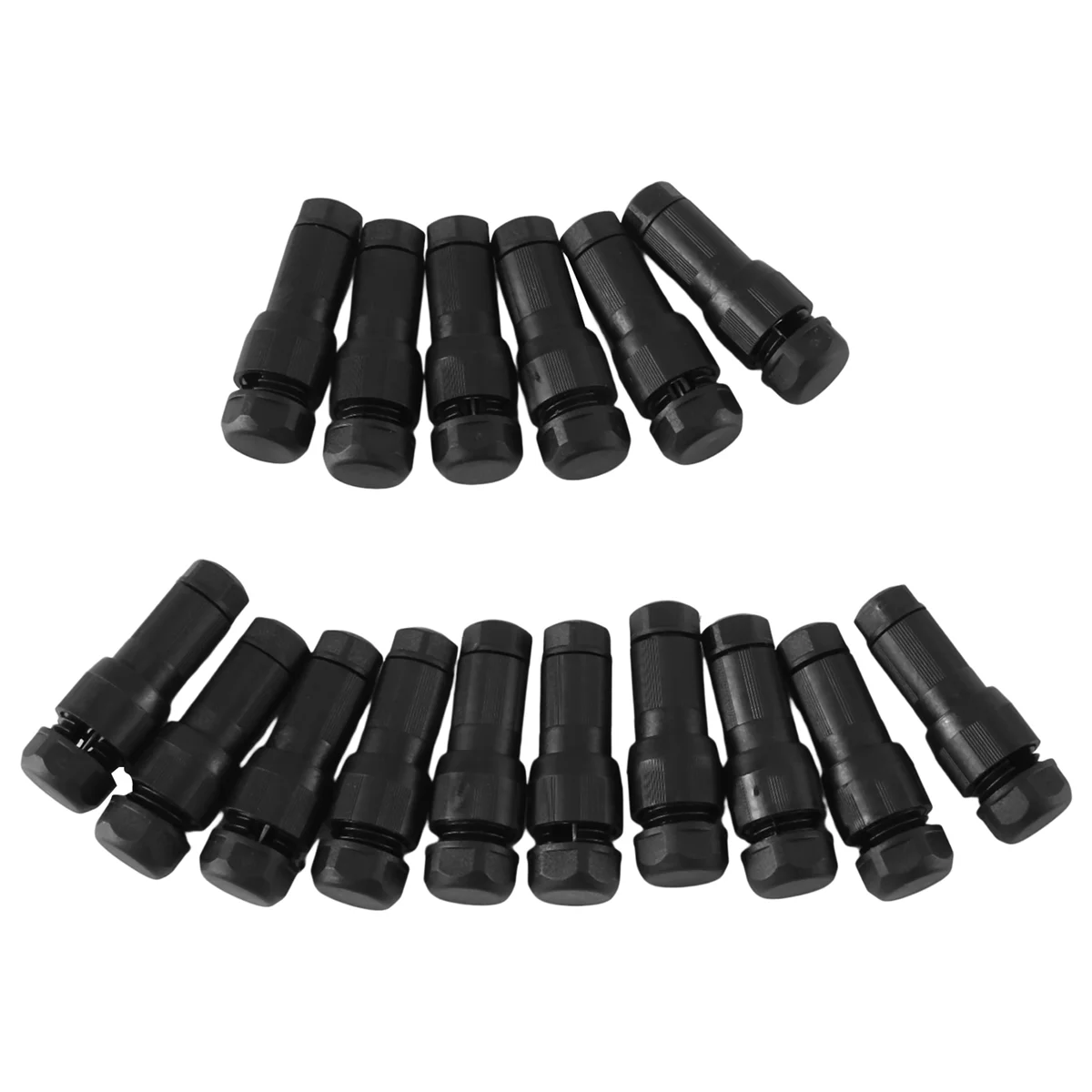 16 Sets of Wire Quick Connectors Garden Lights Twisted Low Voltage Puncture Splitter No Stripping Welding Cable