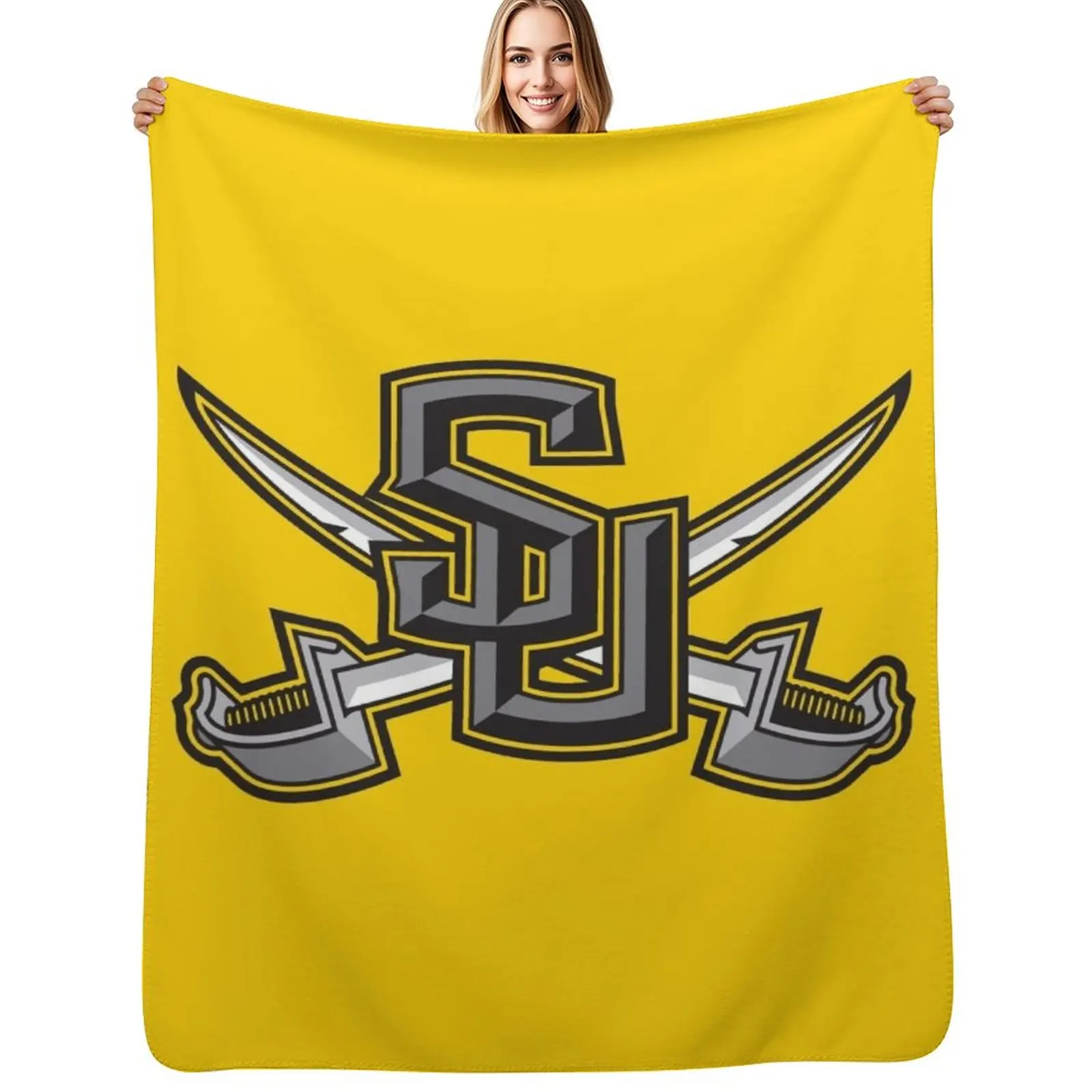 

Southwestern University Throw Blanket Blankets For Sofas Luxury Throw for winter Custom Blankets