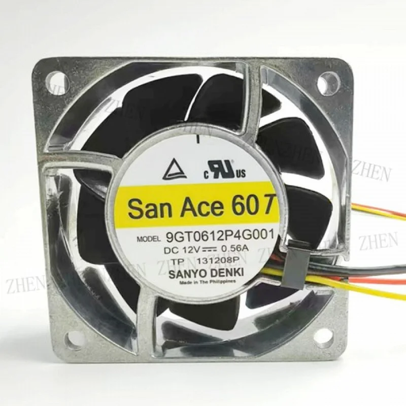 

Y 1 шт. новый для Sanyo 9GT0612P4G001 12 В 0,56 А 4-проводной вентилятор охлаждения # QW.