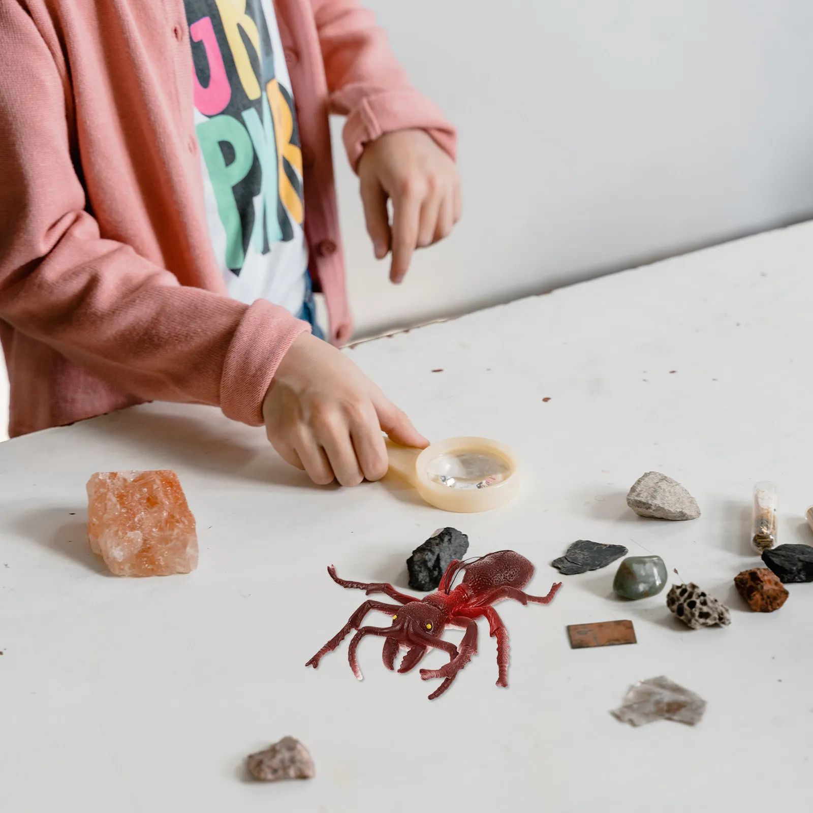 

Реалистичные мягкие полиэтиленовые муляжи муравьев для розыгрышей на Хэллоуин, украшения для сада, декора рабочего стола, реквизит для фестивалей, декор для оформления сцен