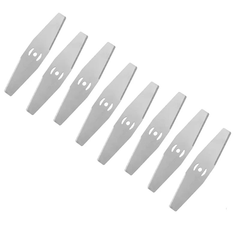 

BEAU-8Pcs Hand-Held Lithium Electric Cutting Machine Blade Saw Blade Lawn Mower Blades Metal Garden Grass Trimming Blades