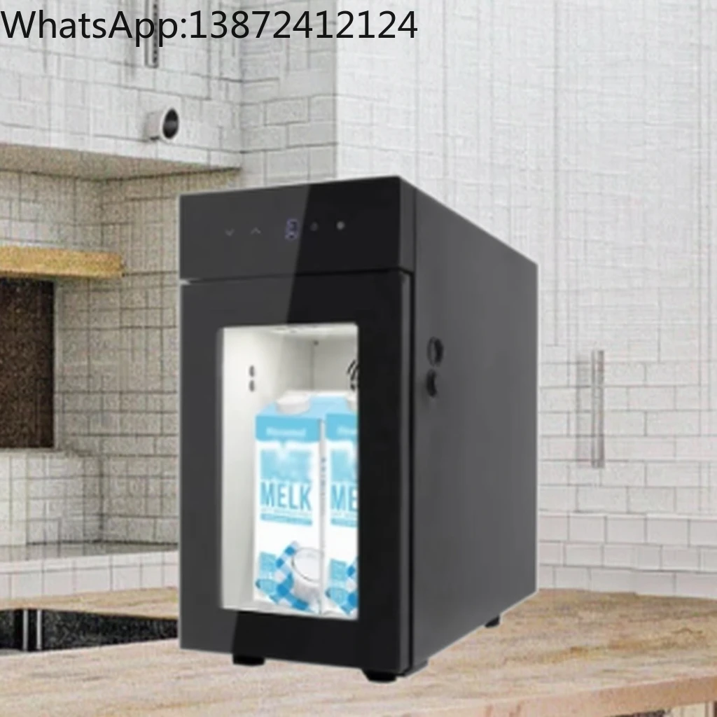 

19 Liter Mini Fridge with Temperature Control - Black Thermoelectric Cooler and Warmer for Bedroom, Office, Dorm