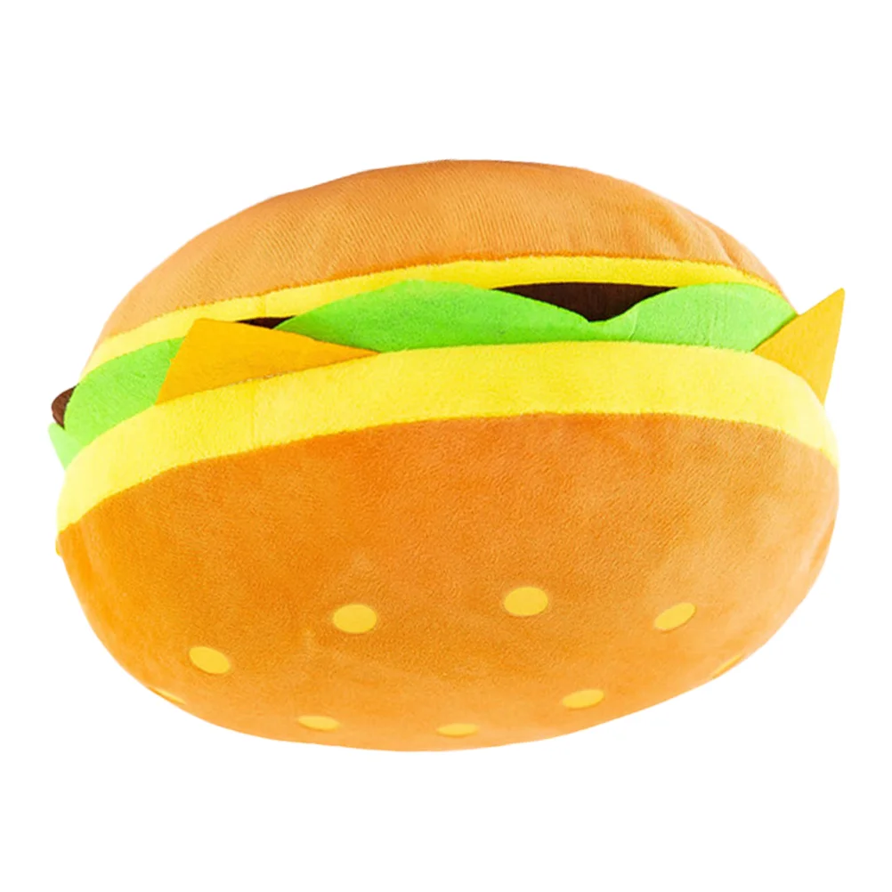 

Plush Pillows for Kids Food Toy Stuffed Hamburger Throw Gifts Stocking Stuffers