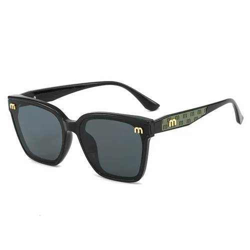 Imagen 2 del producto Gafas de sol modernas para hombre y mujer, lentes de sol de marca de lujo, cuadradas, UV400, 2024
