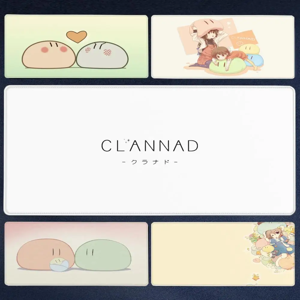 

Anime Touching C-Clannad Mouse Pad Large Gaming Mouse Pad with Stitched Edges Thickened Desk Mat PC Cute Mouse Pad XAXC Desk Mat