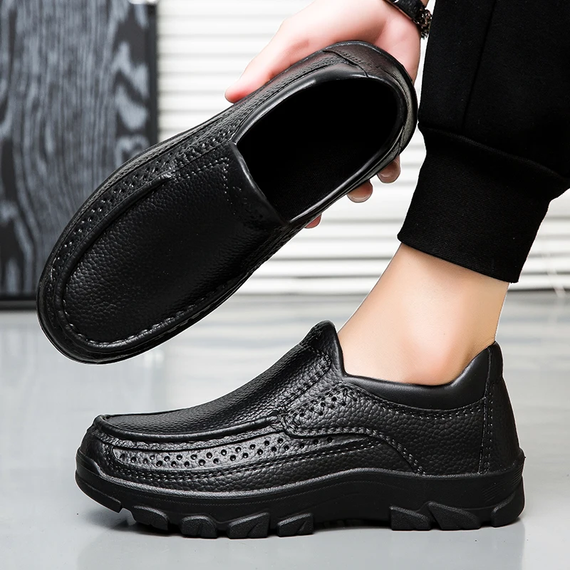 Kochschuhe für Herren, wasserdicht und ölbeständig, Küchenarbeitsschuhe, ultraleichte, rutschfeste EVA-Freizeitschuhe mit weicher Sohle für Herren, Gartenschuhe – Detail 7