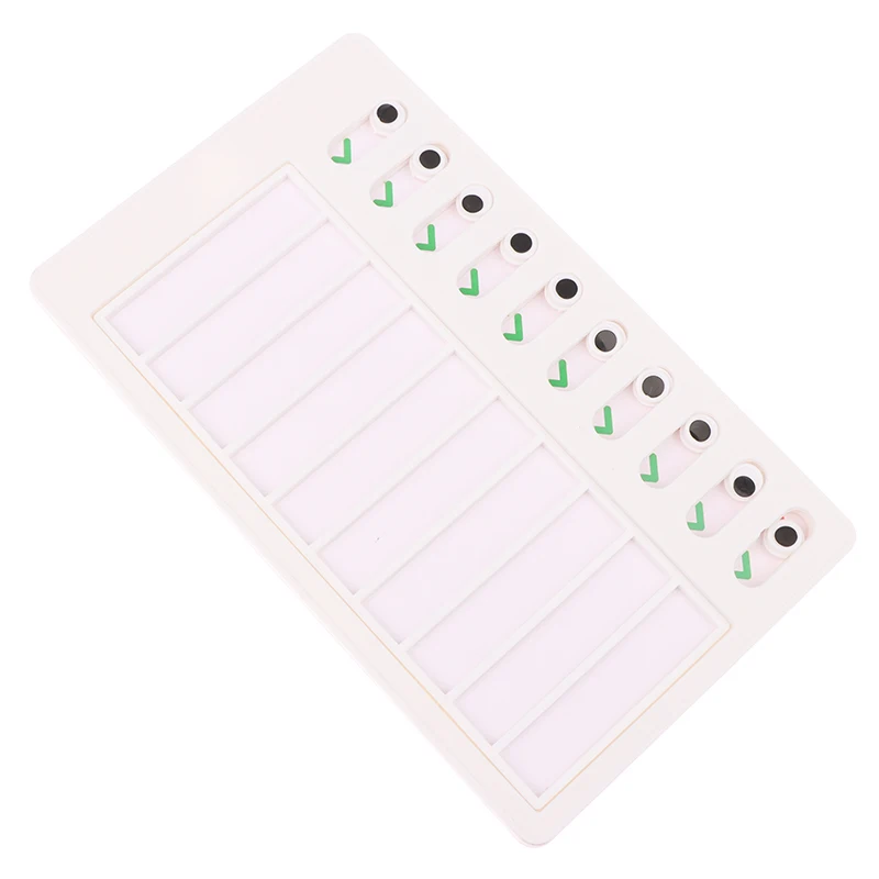 Riutilizzabile le mie faccende Checklist Daily Planner Memo Plastic Board Chore Chart comportamento di responsabilità per la carta di autoeducazione per bambini