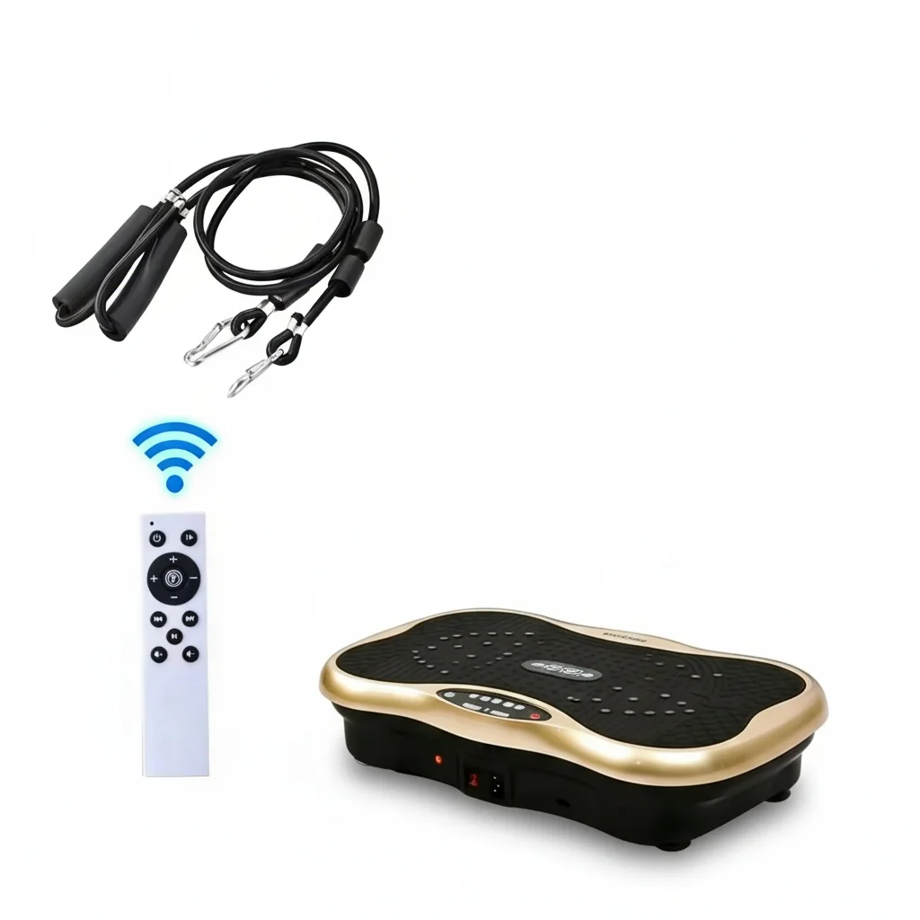 

Виброплатформа с нагрузкой до 120 кг, тренажер для всего тела, оборудование для похудения, домашний фитнес-тренажер из ABS-стали