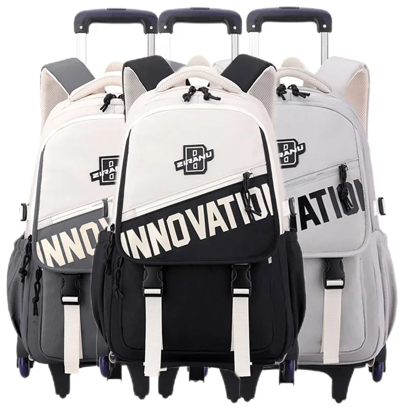 

New Rolling School Bags for Boys Morrales De Mujer Envío Gratis Mochilas Niña Plecak Szkolny Dla Dziewczynek Trolley Schoolbag