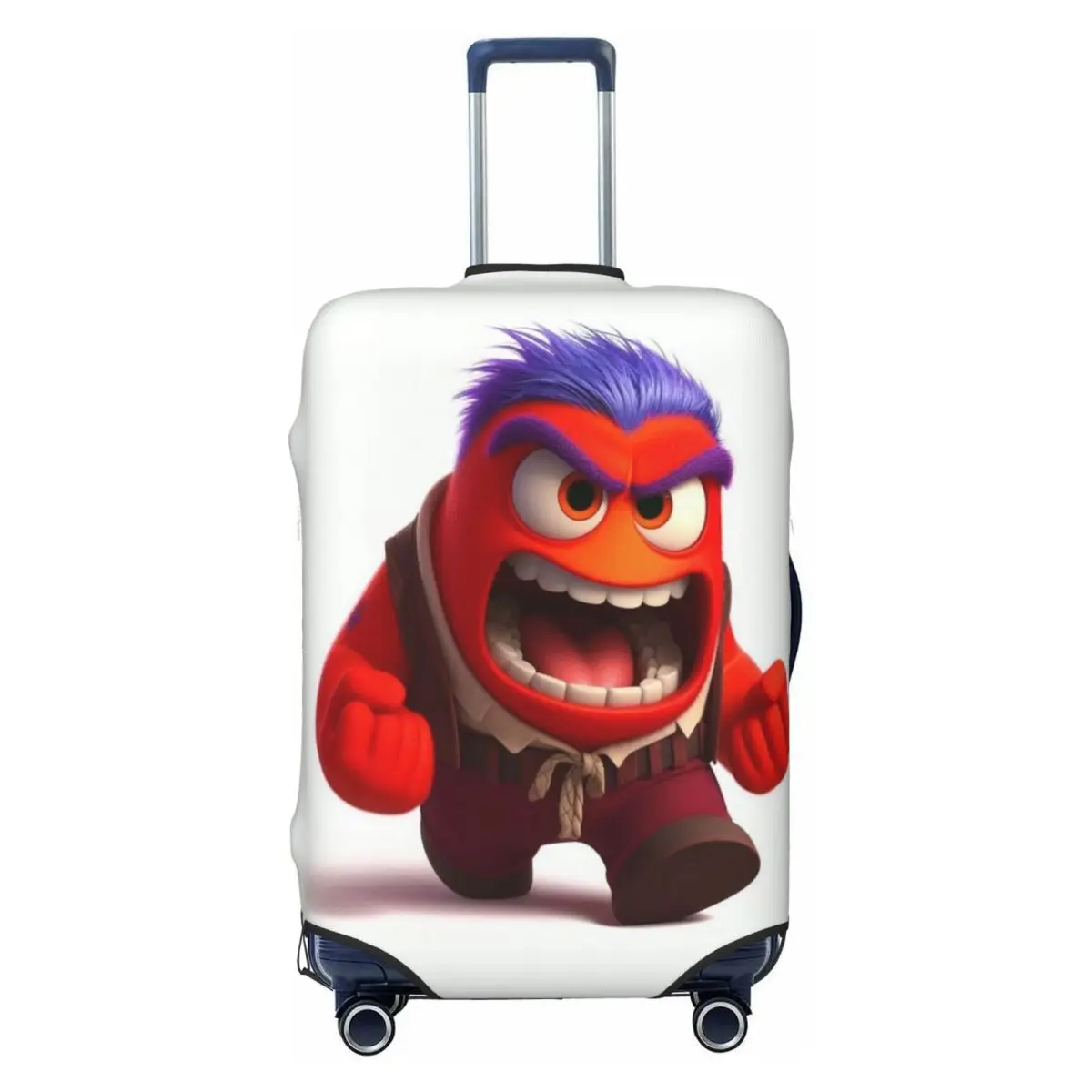 

Custom Insides Inside Outs Joy Out Anger Suitcase Cover Elastic Travel Luggage Covers for 18-32 inch