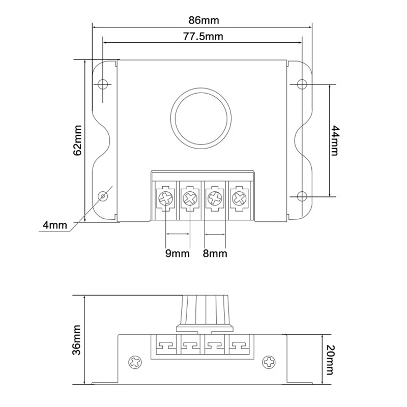 DC 12V 24V LED 조광기 스위치 30A 360W 전압 조정기 LED 스트립 조명 램프에 대 한 조정 가능한 컨트롤러 LED 조광 조광기
