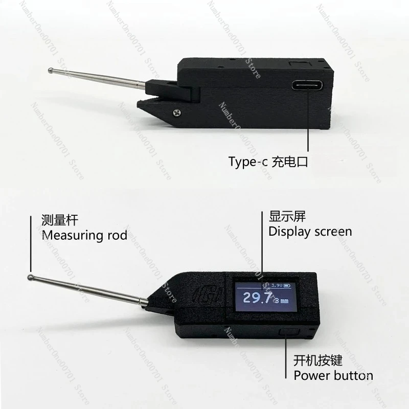 Car Ride Height Gauge - Portable Tool for Drift & Racing Chassis Setup