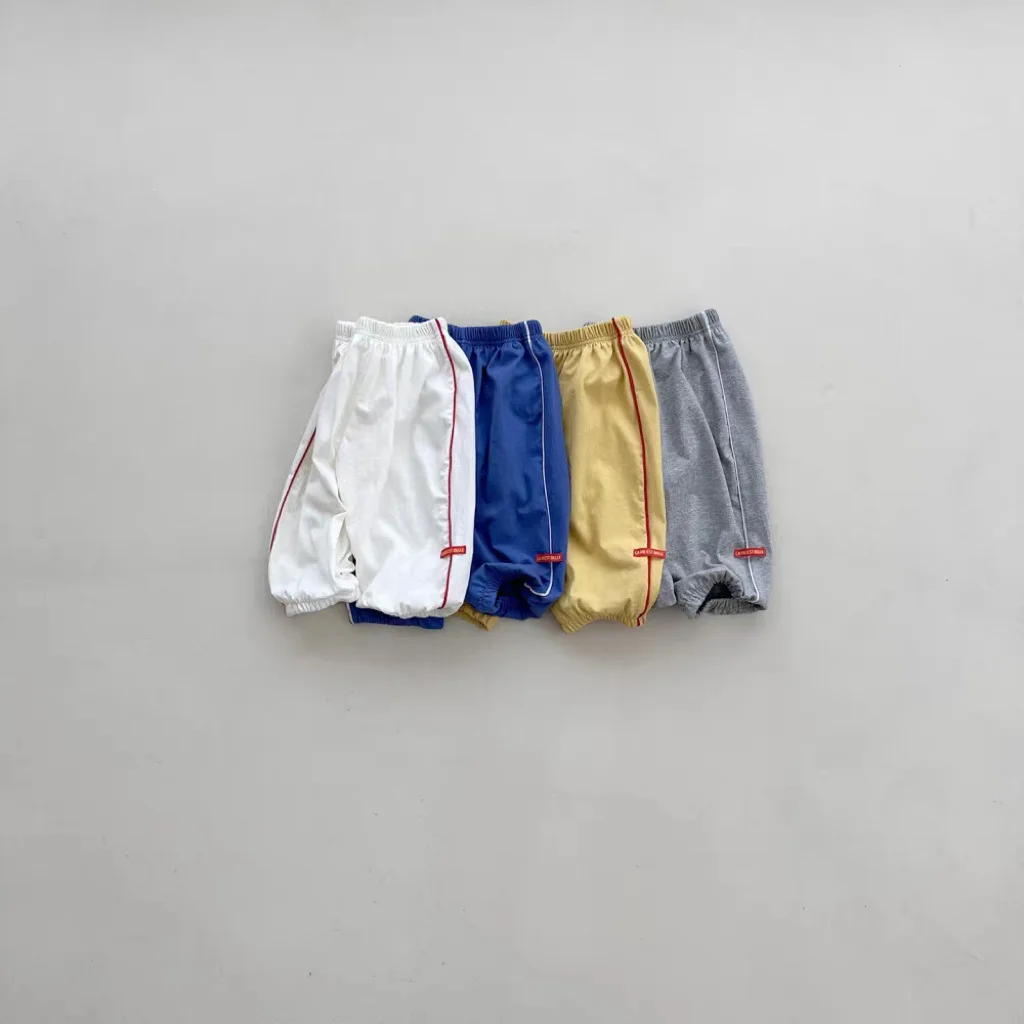 

2026 Summer New Baby Loose Trousers Thin Infant Girls Solid Sweatpants Boys Cotton Breathable Casual Pants Toddler Clothes