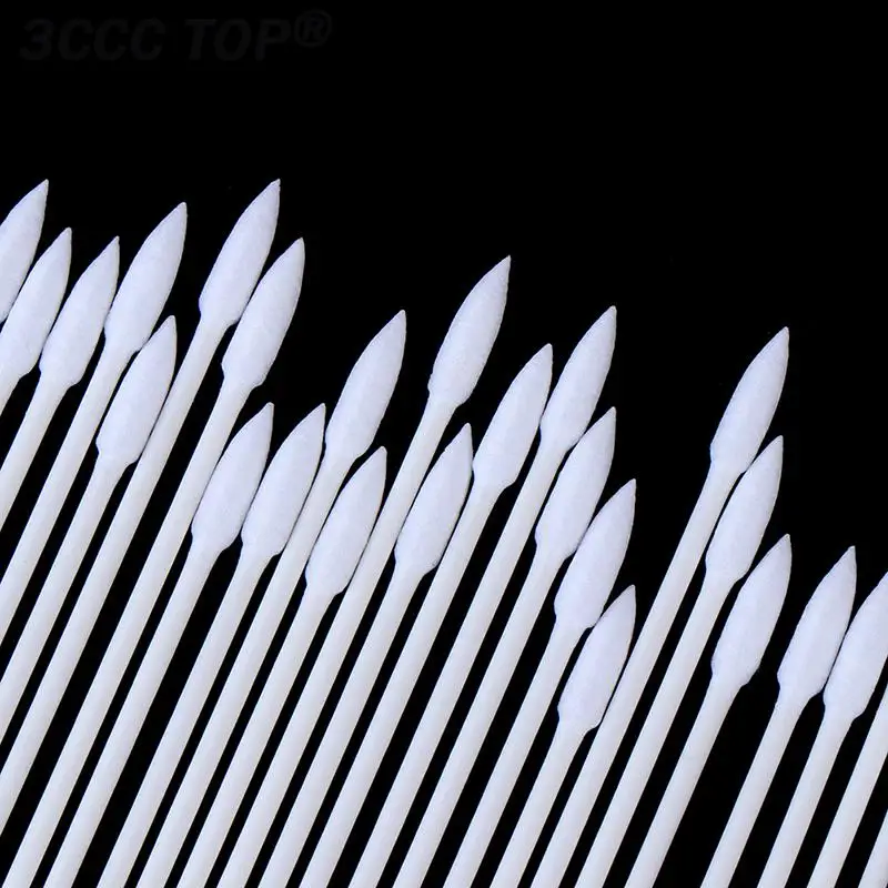 25PCS 8cm Disposable Cotton Swab Ceaning Bluetooth Earphone Clean Sticks for Smart Phone Charger Port Headphones Clean Tool