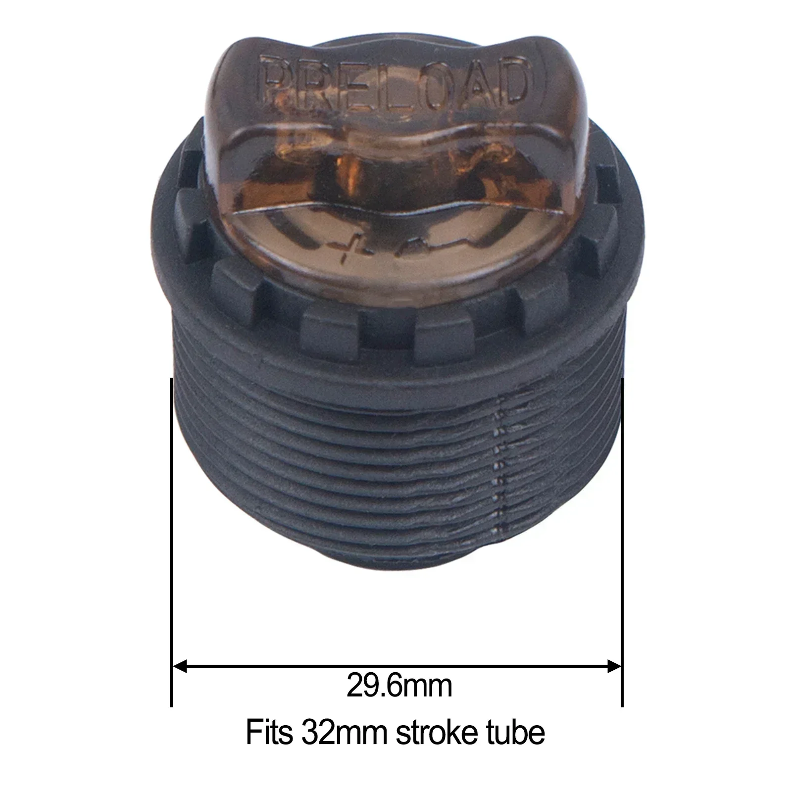 غطاء إصلاح الشوكة الأمامية للدراجة، قضيب المثبط، مقبض تعديل التحميل المسبق، ملحقات الدراجة، أجزاء صيانة الدراجات