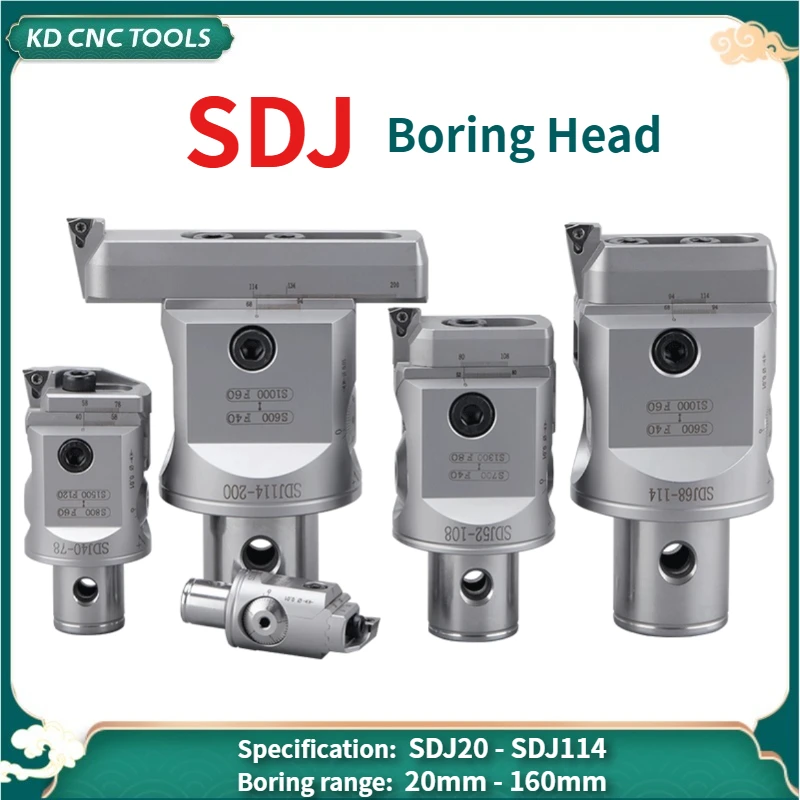 

KD CNC SDJ boring head Seismic Precision Boring Cutter SDJ20-SDJ160 SDJ20 SDJ25 SDJ32 LBK boring tool holder bracket tool